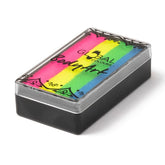 Global Colours. Rainbow Glow – 25g UV One Stroke Magnetic BodyArt Special FX Cake Paint